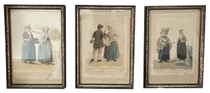 Professions Regions of the Netherland, 1800s, Set of 3