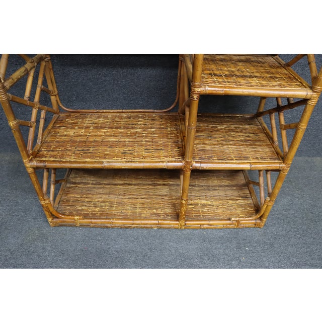 Mid 20th Century Mid-Century Bamboo Fern Stand Étagère For Sale - Image 5 of 8