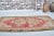 Peach Antique Vintage Floral Carpet For Sale - Image 8 of 10