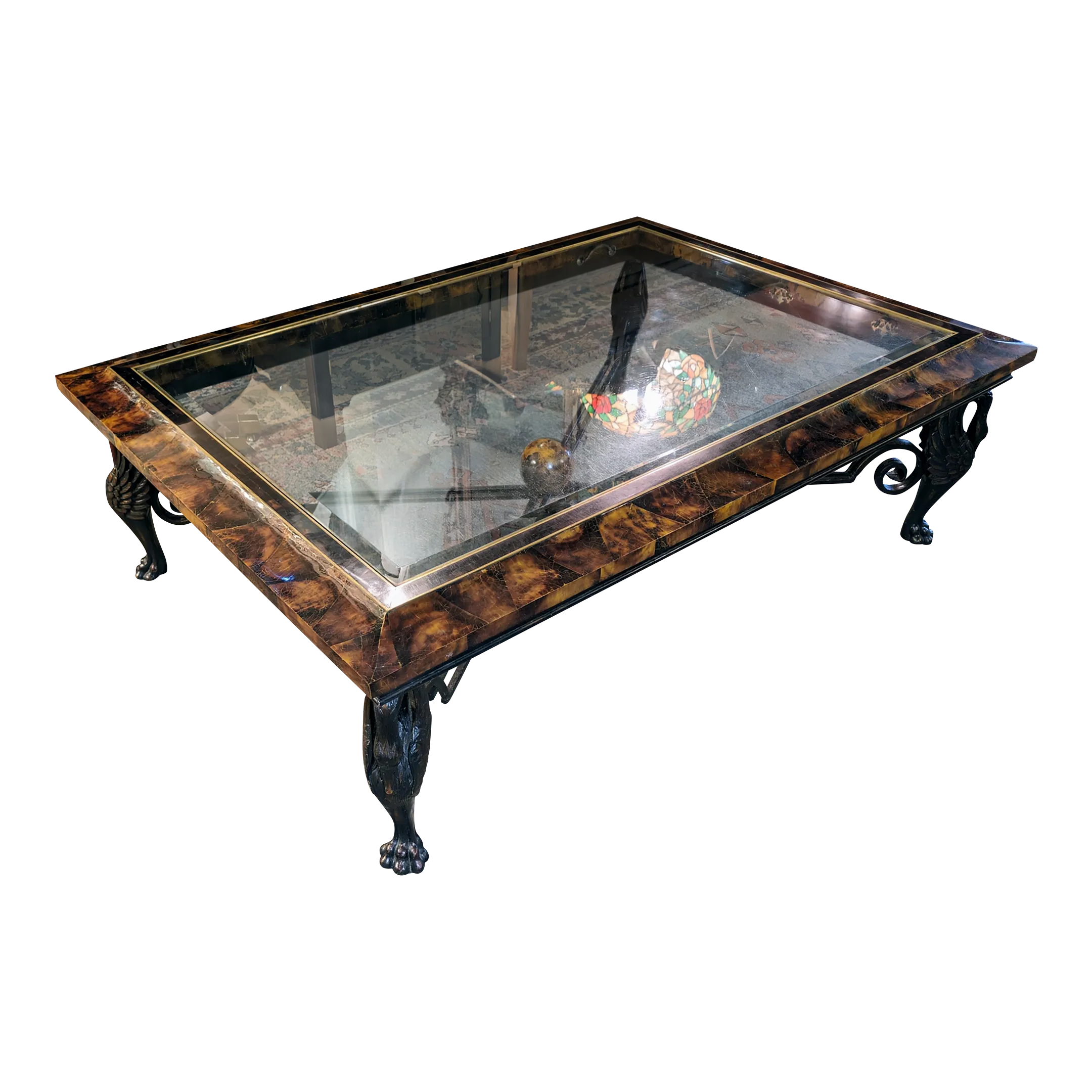 Maitland Smith Pen Shell Coffee Table | Chairish