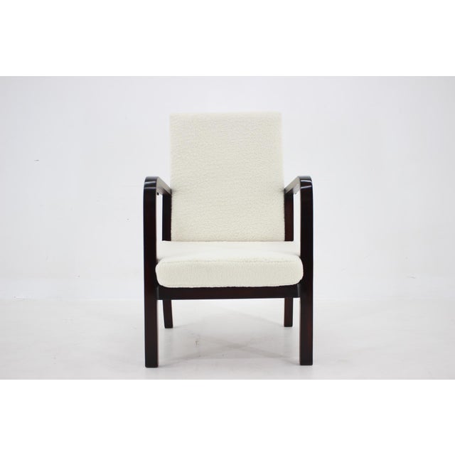 Beech Adjustable Armchair, Czechoslovakia, 1940s For Sale - Image 4 of 18