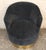 Blue Mid-Century Modern Blue Corduroy Barrel Swivel Chair and Ottoman For Sale - Image 8 of 13