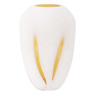 Grasberg Glass Vase- Short For Sale