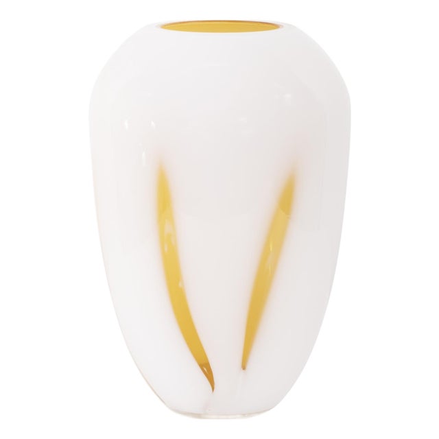 Grasberg Glass Vase- Short For Sale
