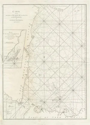 Large Antique Sea Chart of the South-Eastern Coast of Sumatra