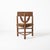 Wood Hand-Carved Monk Chair with Brown Sheepskin Upholstery, Sweden, 1960s For Sale - Image 7 of 9