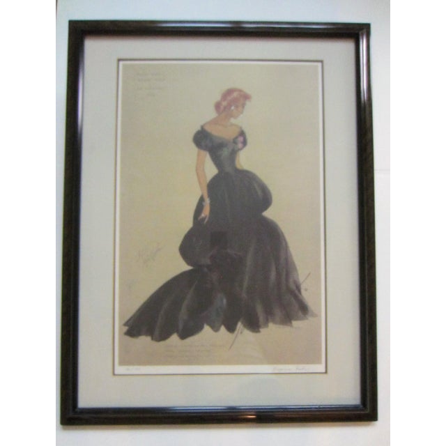 Virginia Fisher the Hucksters Deborah Kerr Clark Gable 1940 Signed Portrait Gouache For Sale - Image 10 of 18