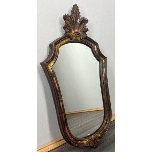 This charming Vintage French mirror features a beautifully contoured decorative frame with classical scroll detailing,...