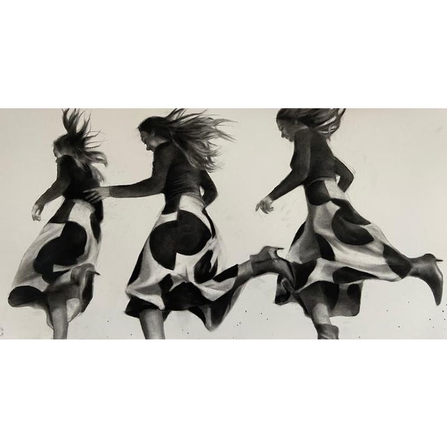 Patsy McArthur, Cadence, Charcoal Drawing, 2021 For Sale - Image 3 of 3