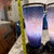 Gallery Quality Pair of Signed Art and Numbered Murano Style Glass Lamps, Cobalt Blue With Iridescent Pattern For Sale - Image 10 of 12