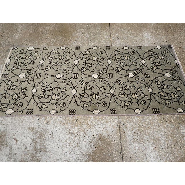 Mid 20th Century Galerie Shabab Collection Mid-20th Century Turkish Anatolian Throw Rug For Sale - Image 5 of 9
