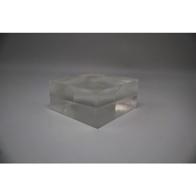 Acrylic Glass Ashtray attributed to Alessandro Albrizzi, 1990s For Sale - Image 6 of 6