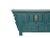 Asian Style Distressed Rustic Teal Blue Low Tv Console Table Cabinet For Sale - Image 10 of 16