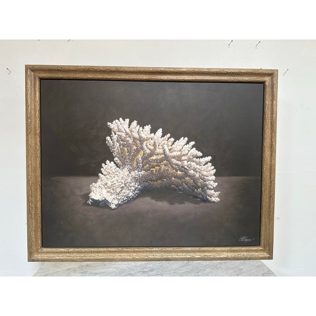 Large Coastal Gee Clay, Framed For Sale - Image 9 of 10