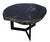 Metal Black Epoxy Covered Petrified Wood Coffee Tables by Xyleia Petrified Wood, Set of 2 For Sale - Image 7 of 12