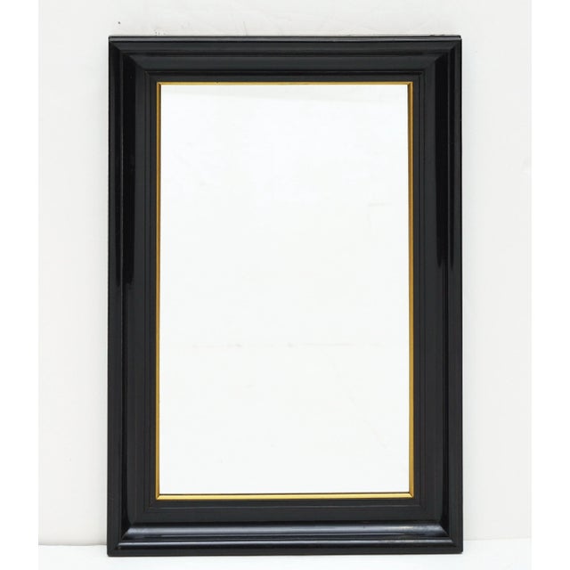 French Wall Mirrors With Black and Gilt Frames (H 30 X W 20 1/8) For Sale - Image 12 of 12