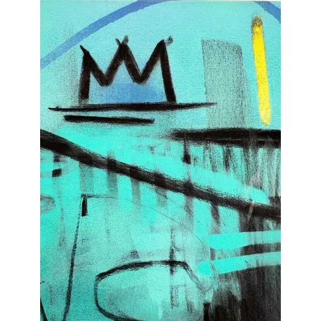 Jack Winthrop "Eye See" Neo-Expressionist Style Mixed Media Painting 2021 For Sale - Image 17 of 18