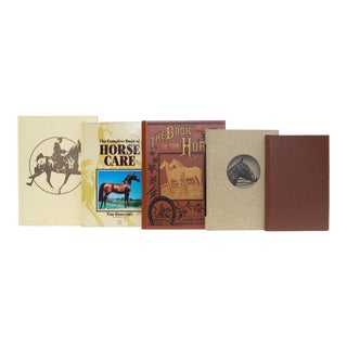Vintage Barnyard Horse Coffee Table Books- Set of 5 For Sale