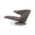 Parabolica Leather Armchair in Grey with Swivel Function by Leolux For Sale - Image 11 of 13