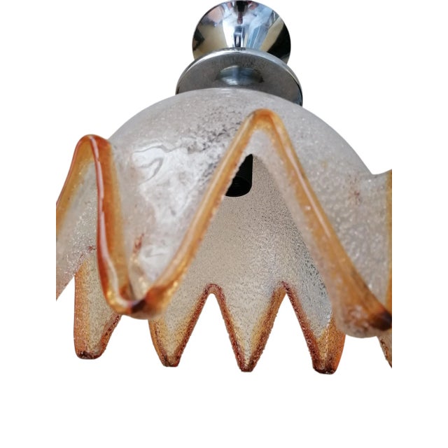 Pulegoso Murano Glass Pendant, 1970s For Sale - Image 7 of 8