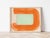 Not Yet Made - Made To Order Colorful Abstract Modern Art Print, 'Celery/Orange', 30 X 38 Print in Wood Frame For Sale - Image 5 of 5
