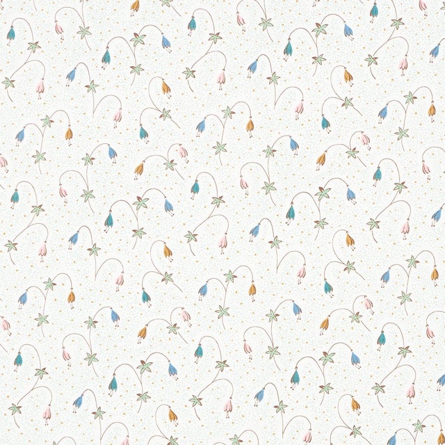 SAMPLE - Schumacher Lolly Floral Fabric In Confetti For Sale