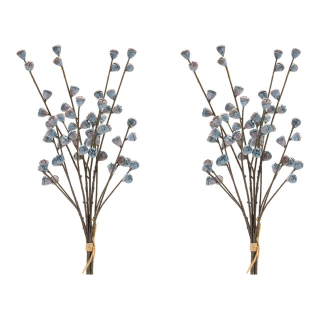 Rustic Winter Berry Pod Bundle (Set of 2) For Sale - Image 3 of 3
