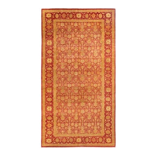 Eclectic Collection Hand-Knotted Area Rug - Red 8' 2" x 15' 5" For Sale
