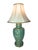 1970s Hollywood Regency Custom Lacquered Emerald Green & Gilt Chinoiserie Table Lamp For Sale - Image 18 of 18