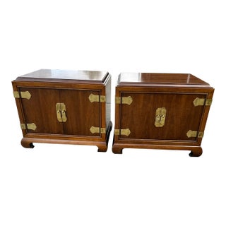 1970s Chinoiserie Nightstands - Set of 2 For Sale