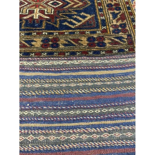 Handwoven Ghochan Tribal Area Rug For Sale - Image 4 of 9
