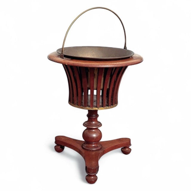 Victorian Wood Peat Bucket For Sale - Image 9 of 9