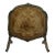 Antique French Louis XV Style Painted Firescreen | Aubusson-Style Tapestry Panel | Sage Green Cabriole Legs | 37in For Sale
