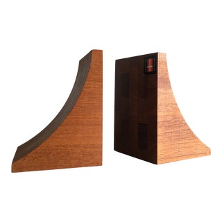 1960s Danish Teak Bookends - a Pair For Sale