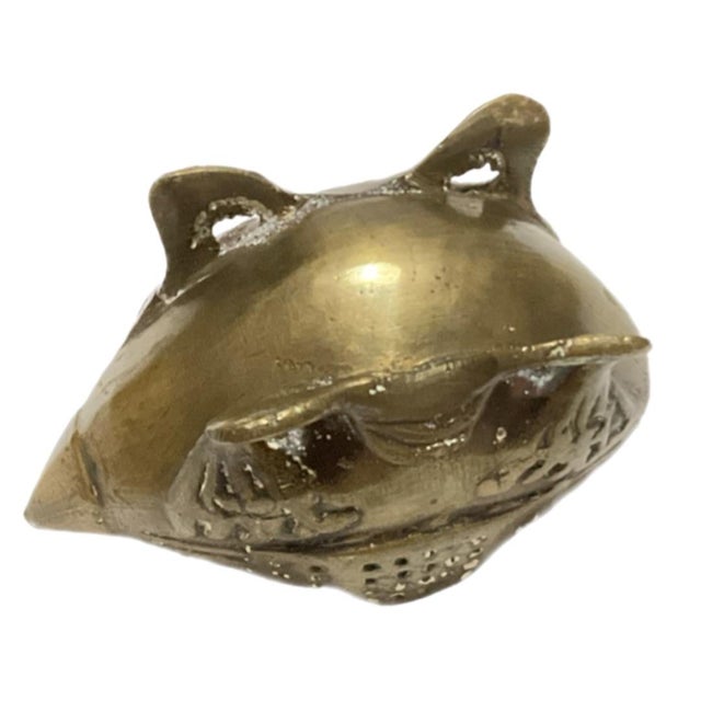 Brass Japanese Bronze Incense Burner - Sailing Ship - Vintage For Sale - Image 8 of 8