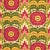 Sample- Schumacher Samarkand Ikat Fabric in Watermelon For Sale