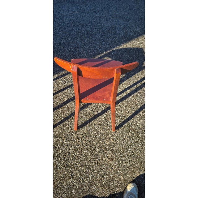 Wood Zina Chairs by Thibault Desombre, 1980s, Set of 2 For Sale - Image 7 of 11