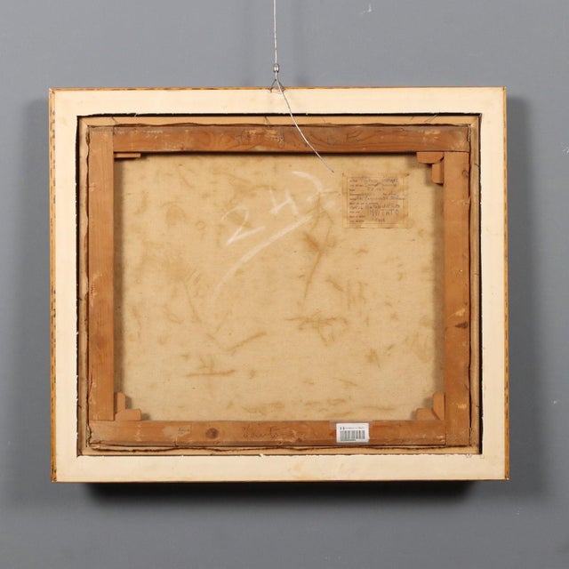 Vittorio Viviani, Untitled, Oil on Canvas, Framed For Sale - Image 9 of 11