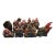 Late 20th Century Polychrom Wooden Carving 10 of 18 Arhats (Luohans) For Sale