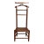 Mid 20th Century Gentleman’s Valet Butler With Splint Seat Ladder Back Valet Chair For Sale