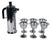 Chase Brass and Copper Company Mid 20th Century Seven Piece Chrome Art Deco Cocktail Set Marked l.b. Chromium Plated For Sale - Image 4 of 15