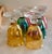 Set of 6 Italian Hand-Blown Cordial Glasses by J Preziosi – Mixed Colors, Unused A stunning set of six handmade cordial...