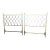 1970s Style-O-Kraft Hollywood Regency Mid-Century Brass-Tone Twin Headboards—A Pair For Sale