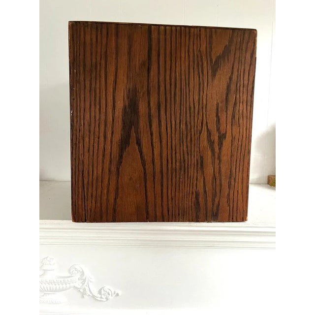 1930s Vintage Wooden Desk Organizer, Alling & Cory Co. For Sale - Image 9 of 10