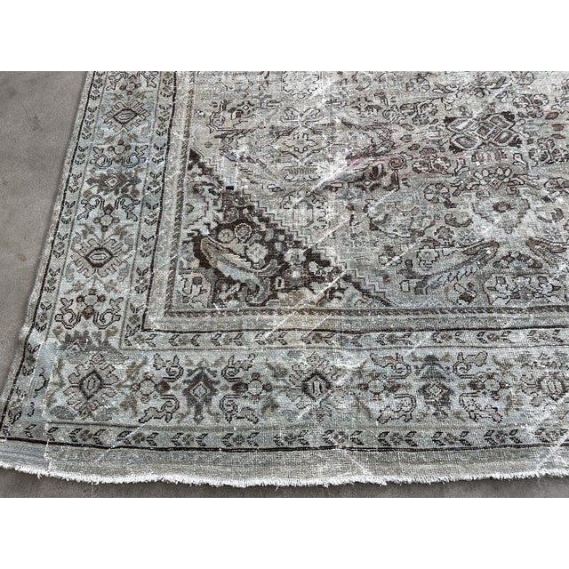 Vintage Traditional Hand-Knotted Wool Rug - 10'1" x 17'5" For Sale - Image 9 of 11