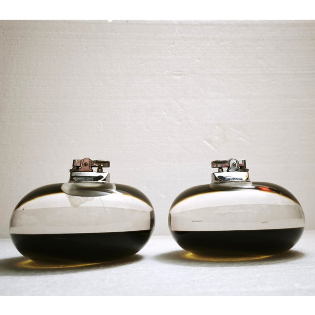 Mid-Century Modern Space Age Gas Table Lighters by Ingo Knuth for Soldi & Scati, Italy, 1970s, Set of 2 For Sale - Image 3 of 18
