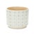 Add a pop of artistic charm to your plant display with this Blush Patterned Stacking Pot Set. Featuring a soft yellow and...