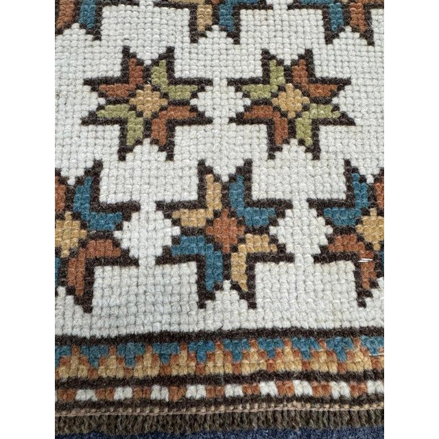 Contemporary Turkish Yastik Rug 1'3" x 1'2" For Sale - Image 3 of 5