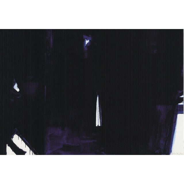 Pierre Soulages 'Painting June 3, 1967' Abstract Offset Lithograph For Sale - Image 4 of 5