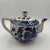 Japanese Vintage Japanese Blue & White Willow Transferware Teapot For Sale - Image 3 of 12